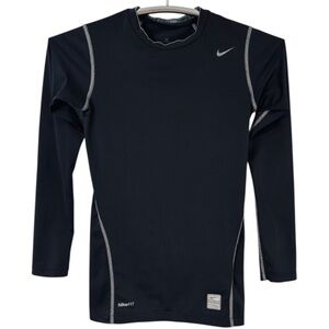 Nike Pro Combat Black Dri-FIT Women’s Long Sleeve Compression Shirt Size XL